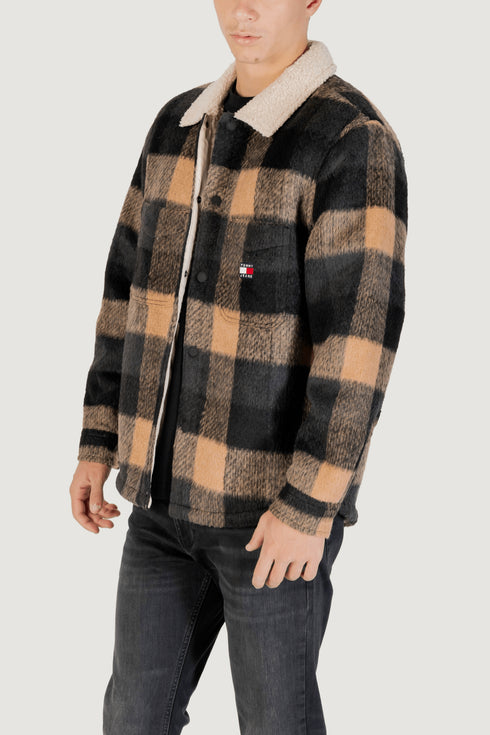 Tommy Hilfiger Giacca overshirt Giacchetto Tommy Hilfiger Jeans TJM CHECK TEDDY OVER S - Francavilla Moda